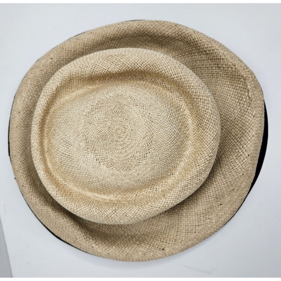 Vintage Georgi Straw Hat Church Party Derby - Picture 2 of 9